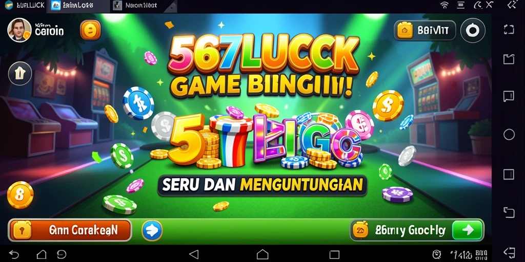 Tampilan gameplay menarik di 567LUCK dengan aksi Bingo yang seru.