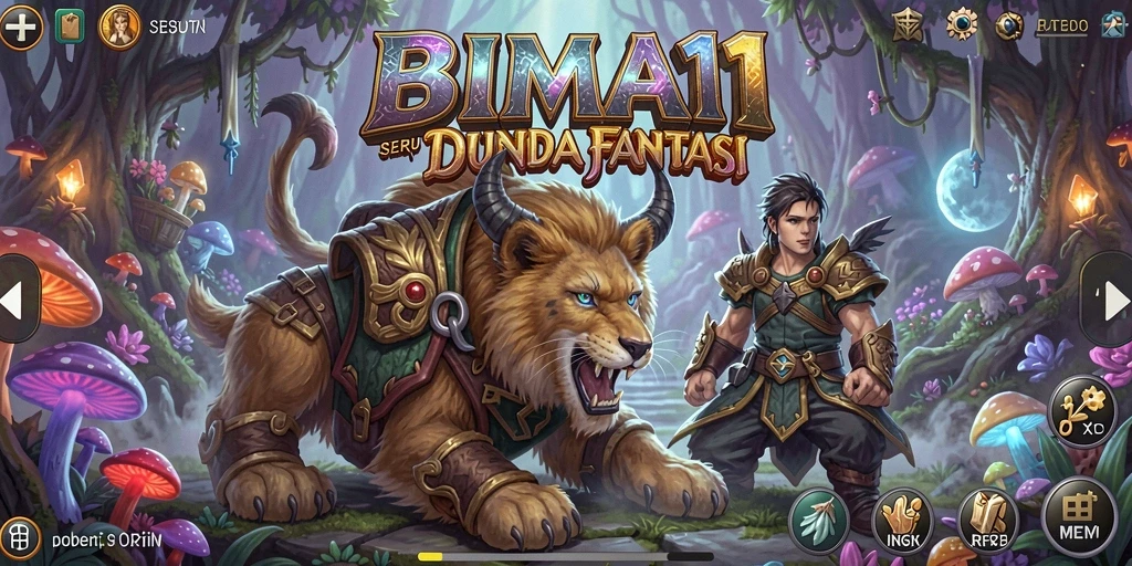 Screenshot utama BIMA11 menampilkan momen epik dalam permainan Adventure.