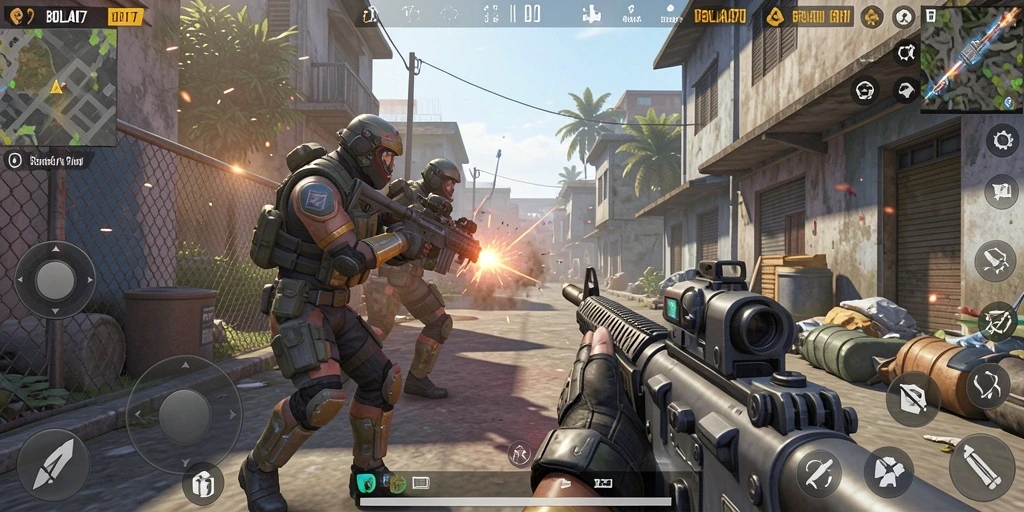 Tampilan aksi mendebarkan dalam gameplay BOLA07 yang penuh adrenalin.