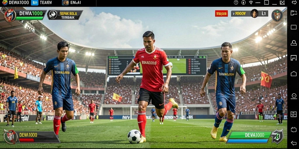 Tampilan gameplay DEWA1000 yang seru dan mendebarkan.