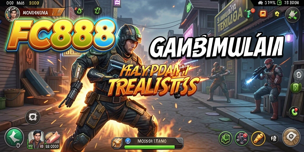 Tampilan gameplay FC888 yang realistis dan menawan.