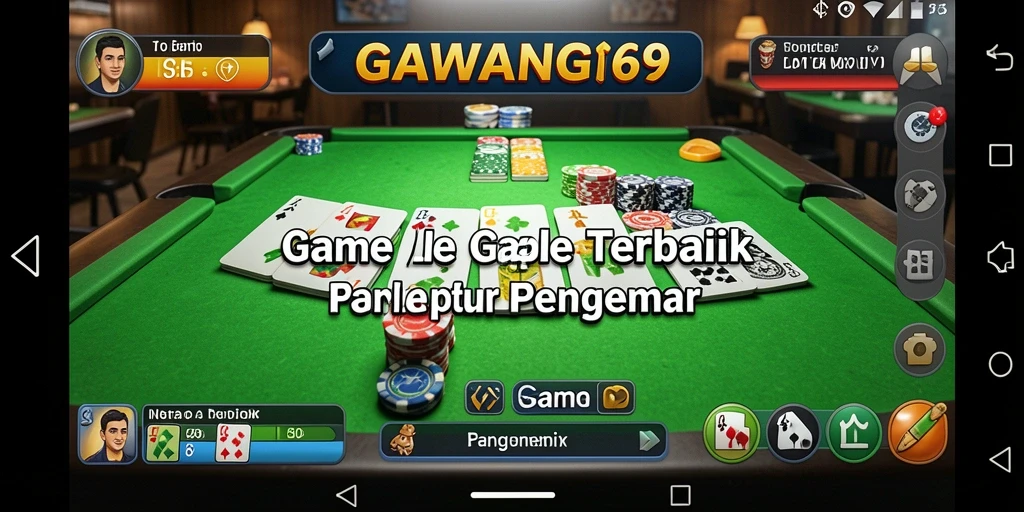 Tampilan gameplay GAWANG69 yang seru dan menarik dalam permainan Gaple.