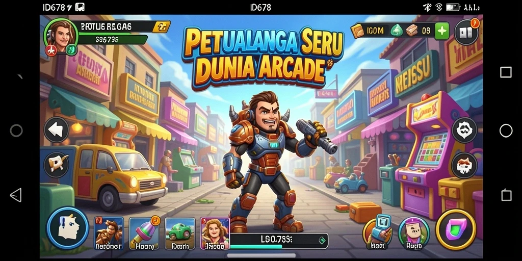 Tampilan gameplay seru dari ID678 dengan aksi yang menantang.