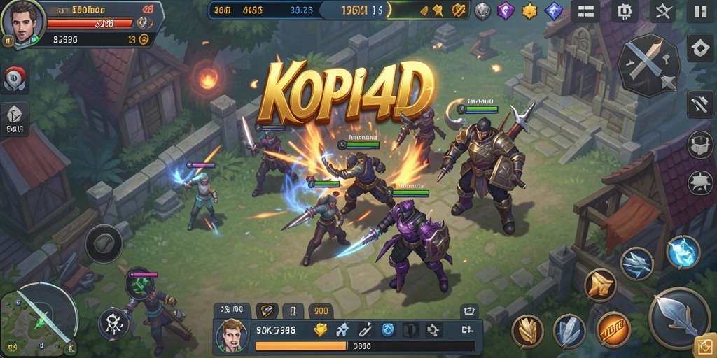 Tampilan gameplay KOPI4D dengan strategi seru dan menantang.