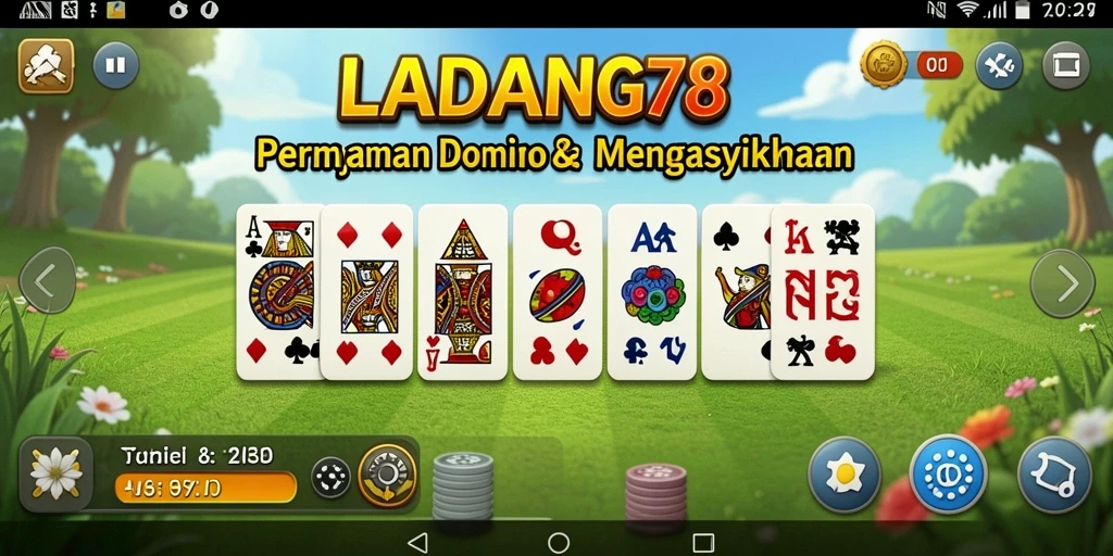Tampilan gameplay seru dan interaktif pada LADANG78.
