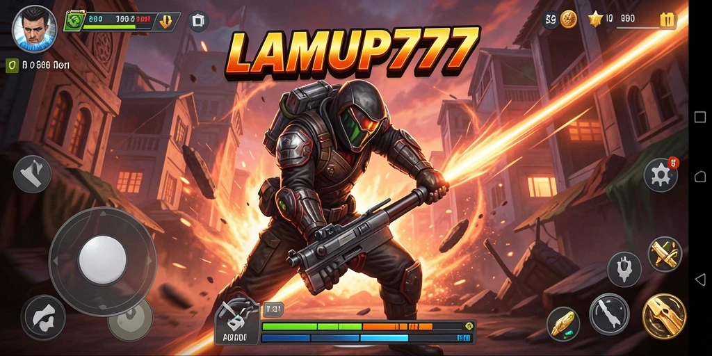 Tampilan gameplay menegangkan LAMPU777 yang penuh aksi.
