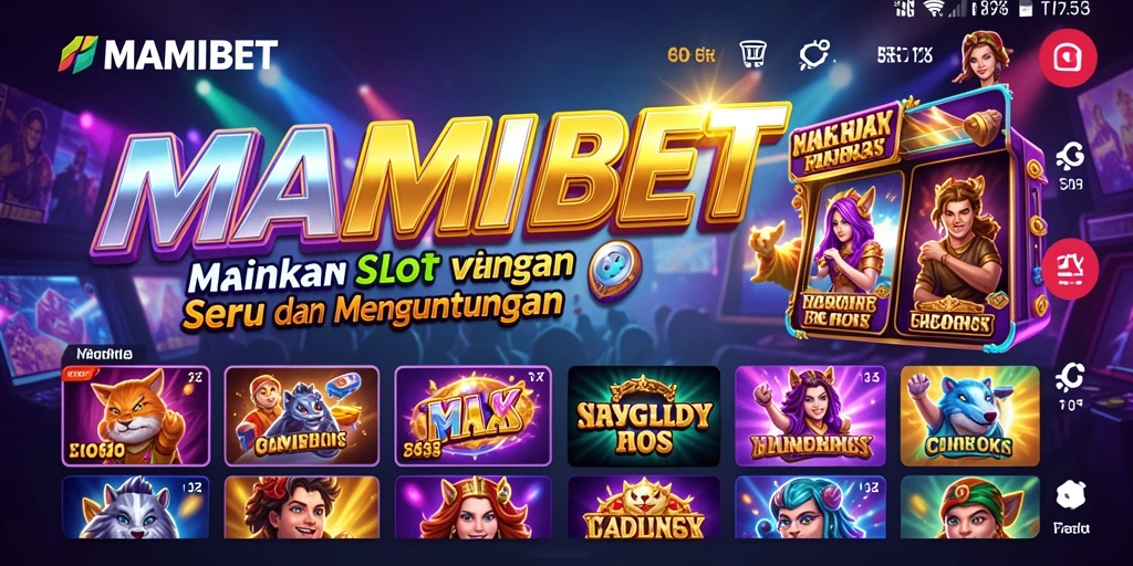 Screenshot gameplay MAMIBET menampilkan keseruan bermain slot.
