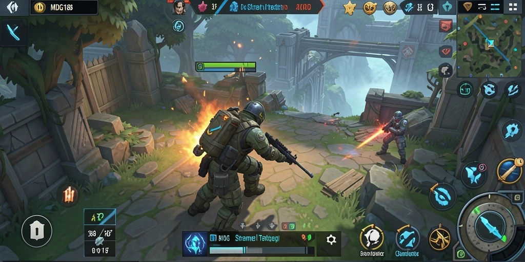 Tangkapan layar gameplay MDG188 yang menampilkan aksi strategi mendebarkan.