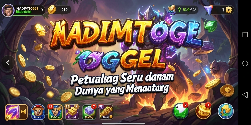 Tampilan gameplay NADIMTOGEL yang menanjak dan penuh petualangan.