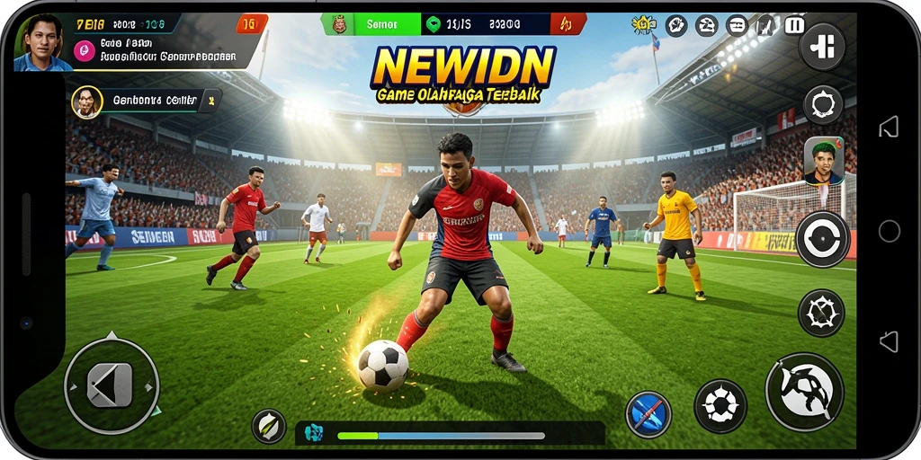 Tampilan gameplay menarik dalam <strong>NEWIDN</strong> dengan berbagai pilihan olahraga.