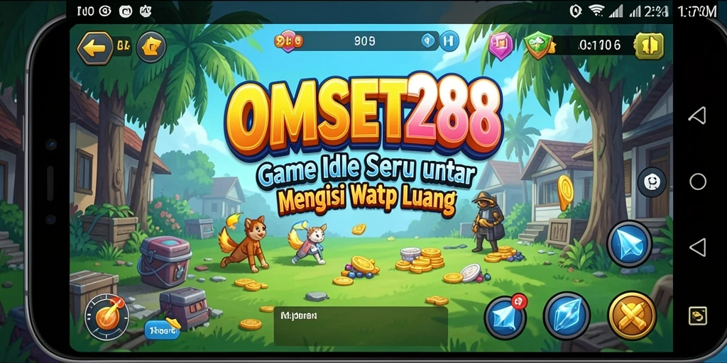 Tampilan gameplay OMSET288 yang menampilkan keseruan saat bermain Idle.