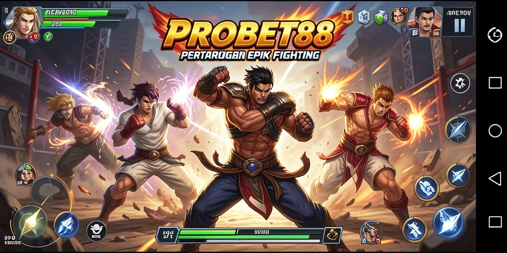 Tampilan seru gameplay pertarungan di PROBET88.