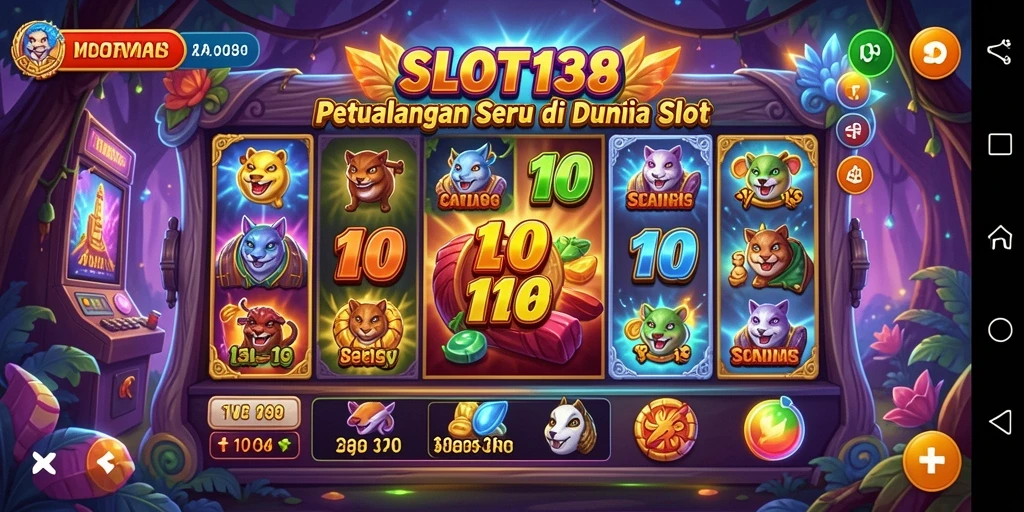 Screenshot utama SLOT138 menampilkan gameplay petualangan yang seru dan menarik.
