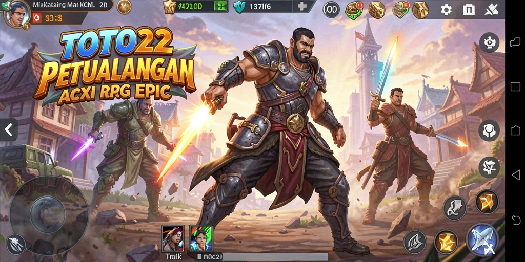 Tampilan gameplay TOTO22 yang menantang dan seru.
