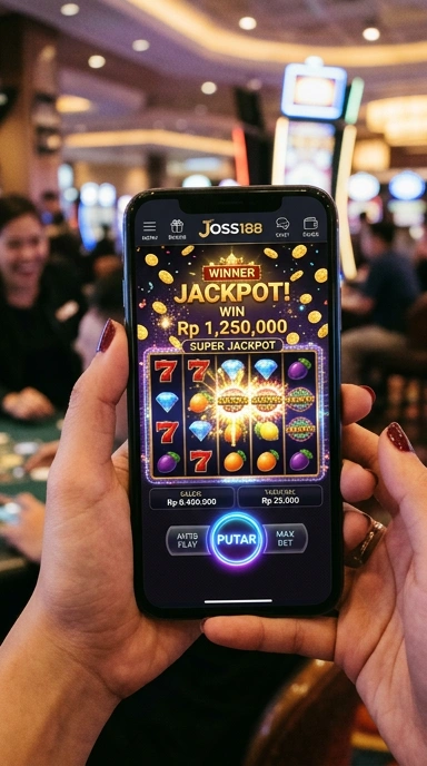 Cuplikan proses unduh aplikasi di joss188 yang cepat dan efisien.